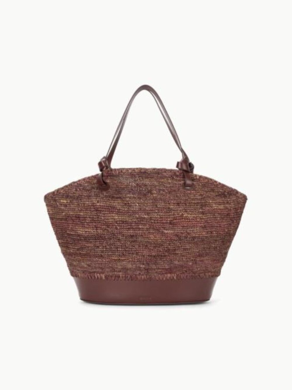STAUD Squillo Beach Tote in Mahogany - NWT